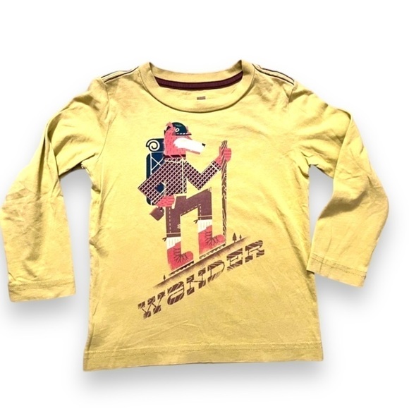 Tea collection long sleeve tee shirt Size 3 “wander” hiker long sleeve Tee - Picture 1 of 4